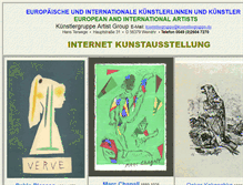 Tablet Screenshot of kuenstlergruppe.de